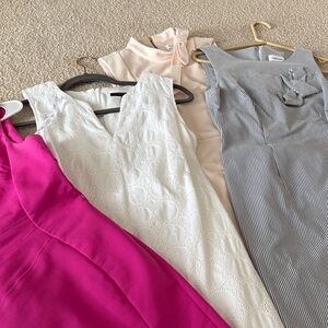 Sleeveless 4 sheath dresses